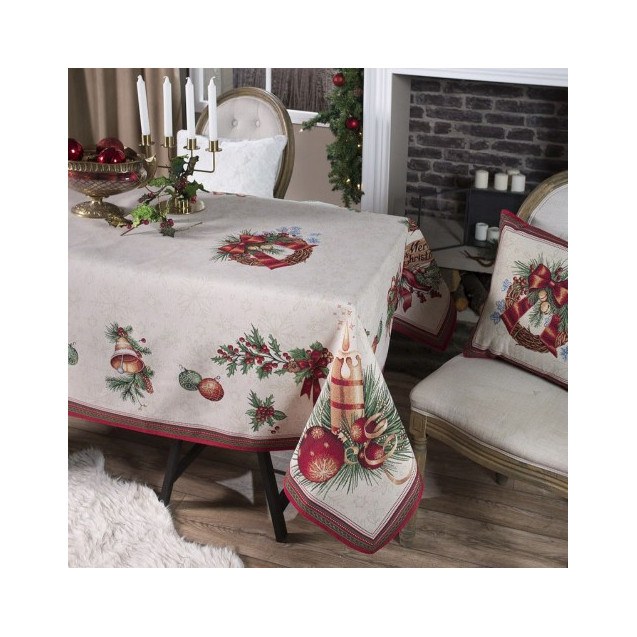 Χριστουγεννιάτικη Τραπεζομάντηλο Teoran Lights...