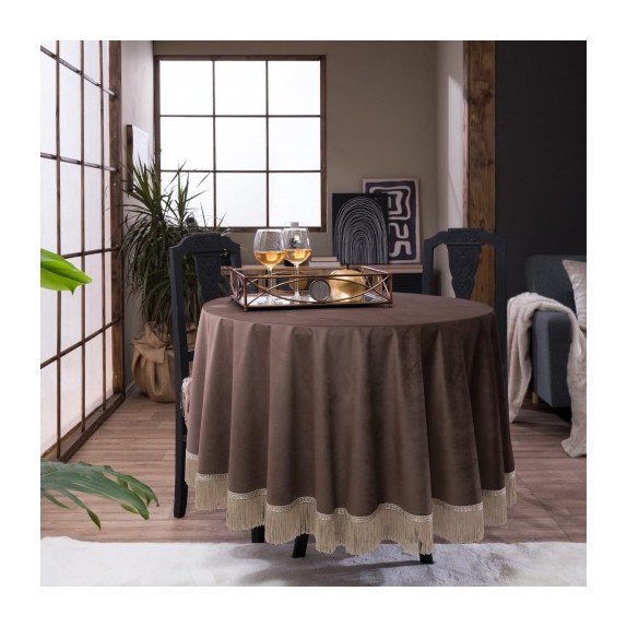 Ροτόντα Teoran Velvet 03 - Φ180cm Χωρίς Κρόσια