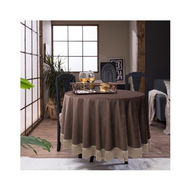 Ροτόντα Teoran Velvet 03 - Φ180cm Χωρίς Κρόσια