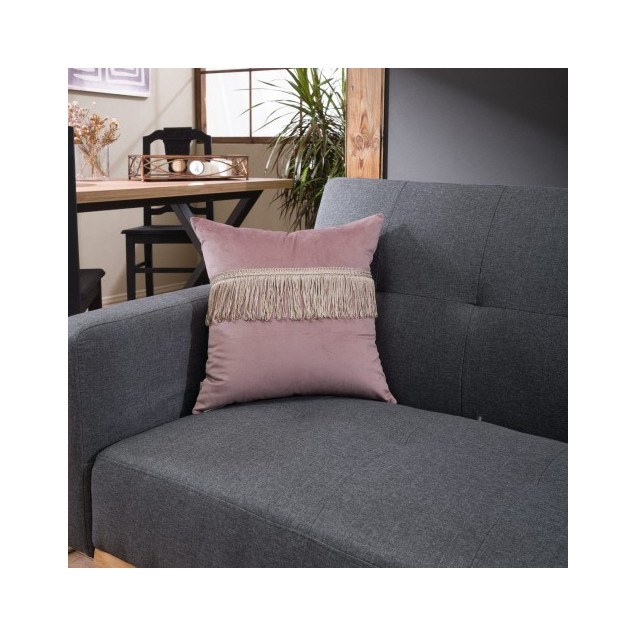 Μαξιλάρι Διακόσμησης Teoran Velvet 12 Με Κρόσι...