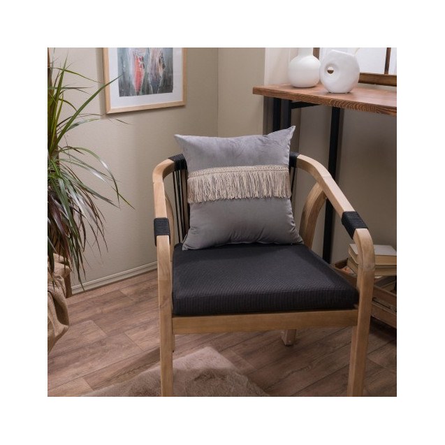 Μαξιλάρι Διακόσμησης Teoran Velvet 11 Με Κρόσι...