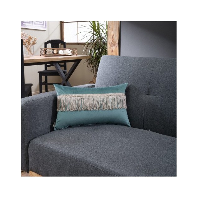 Μαξιλάρι Διακόσμησης Teoran Velvet 15 Με Κρόσι...