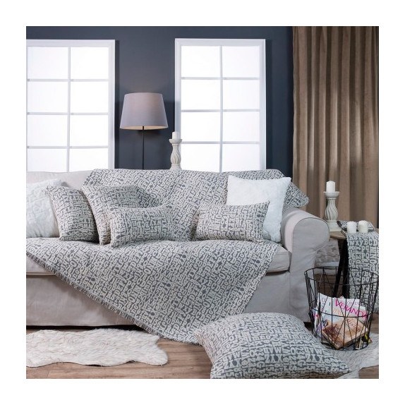 Διακοσμιτικό Ριχτάρι Teoran Letters 11 - Μονοθέσιο 180x150cm