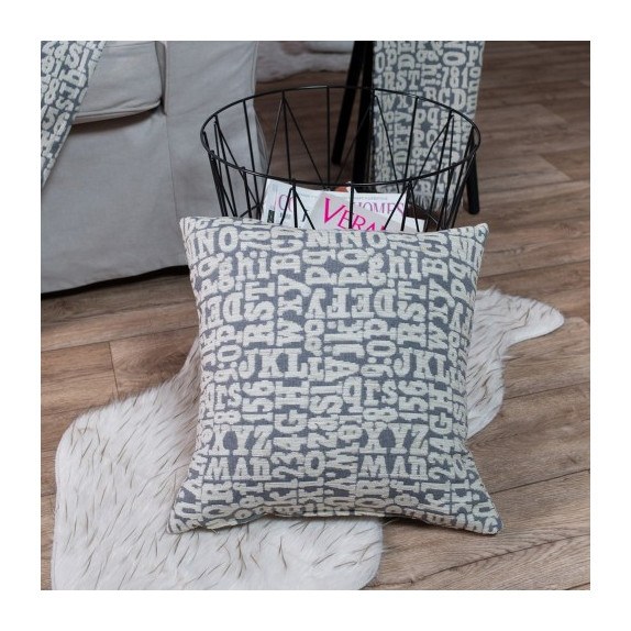 Μαξιλάρι Teoran Letters 11 - 65x65cm δαπέδου με γέμιση