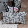 Μαξιλάρι Teoran Letters 11 - 65x65cm δαπέδου με γέμιση