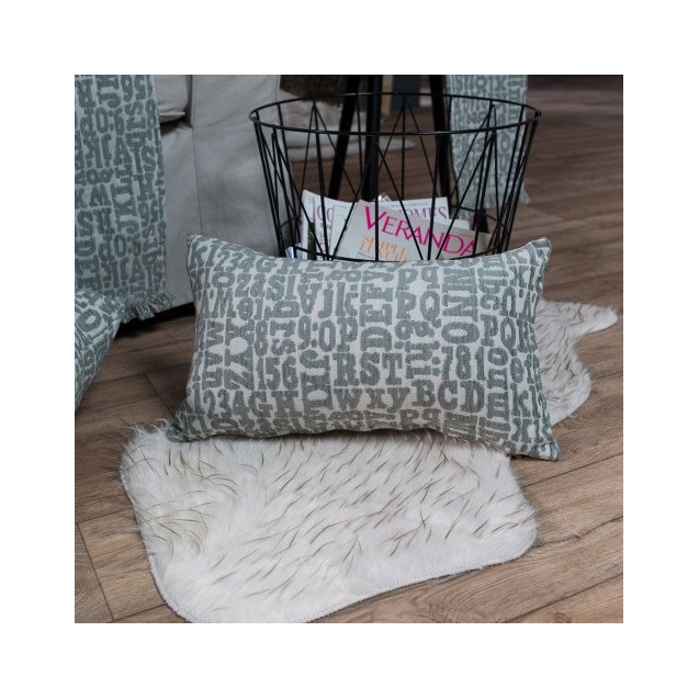 Μαξιλαροθήκη Teoran Letters 04 - 30x50cm