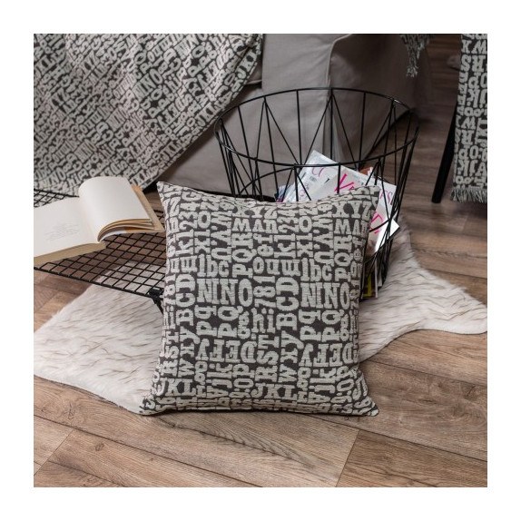 Μαξιλάρι Teoran Letters 03 - 45x45cm με γέμιση