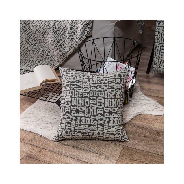 Μαξιλαροθήκη Teoran Letters 03 - 65x65cm δαπέδου