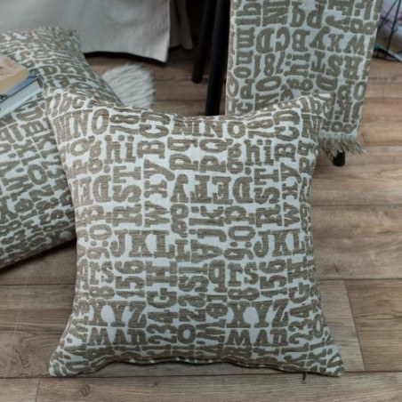Μαξιλαροθήκη Teoran Letters 02 - 30x50cm