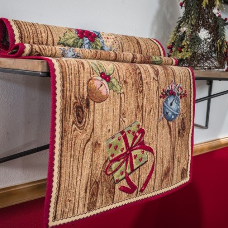 Χριστουγεννιάτικη Τραβέρσα Teoran Gift - 45x140cm