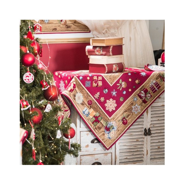 Χριστουγεννιάτικη Τραπεζομάντηλο Teoran Gift -...