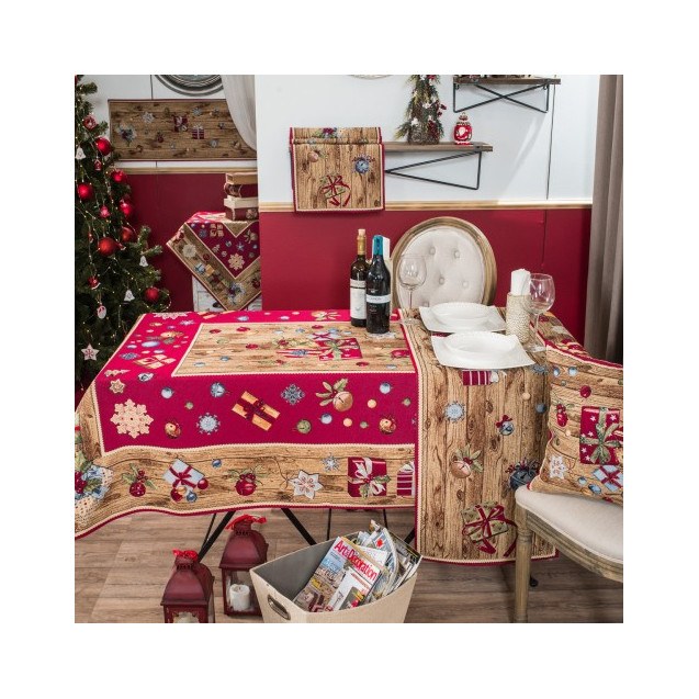 Χριστουγεννιάτικη Τραπεζομάντηλο Teoran Gift -...