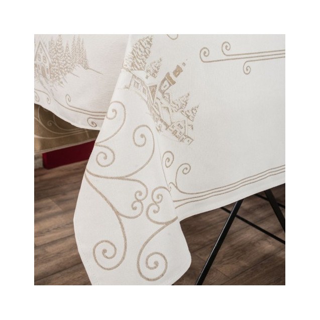 Χριστουγεννιάτικη Τραπεζομάντηλο Teoran Challet...