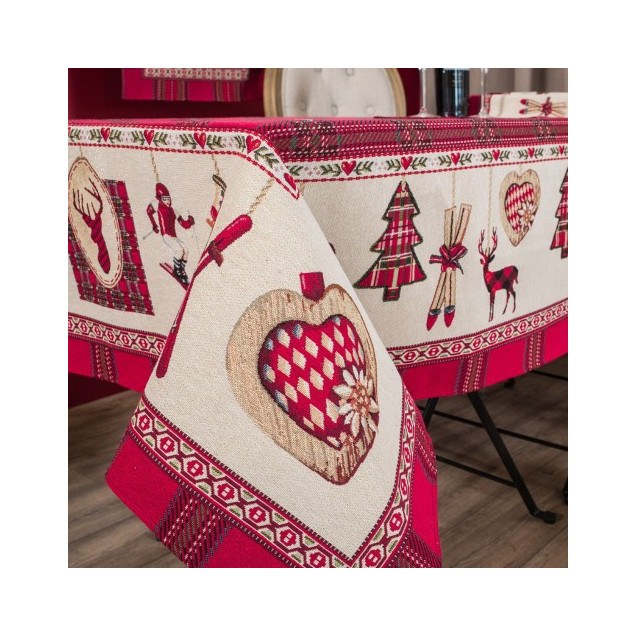 Χριστουγεννιάτικη Τραπεζομάντηλο Teoran Trivor...