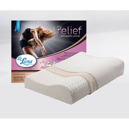 Μαξιλάρι Μέτριο/Σκληρό La Luna The Relif Orthopedic Pillow 46x30x10x8