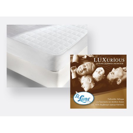 Κάλυμμα Στρώματος Καπιτονέ Με Φάσα Μονό La Luna Luxurious 100x200+35