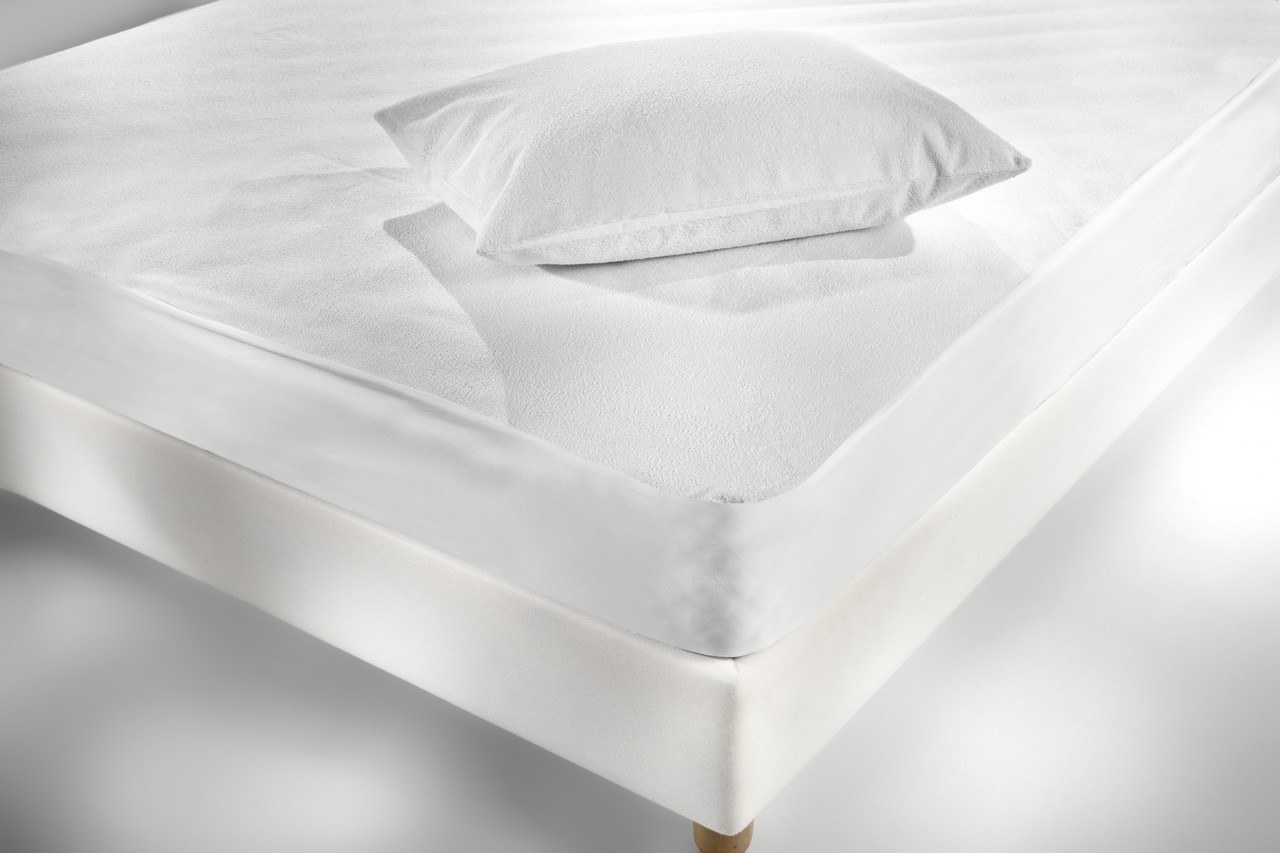 Κάλυμμα Στρώματος Αδιάβροχο Πετσετέ King Size La Luna Aqua 180x200+30