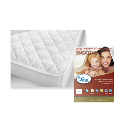 Κάλυμμα Στρώματος Καπιτονέ Aδιάβροχο King Size La Luna Smoothy 180x200+35