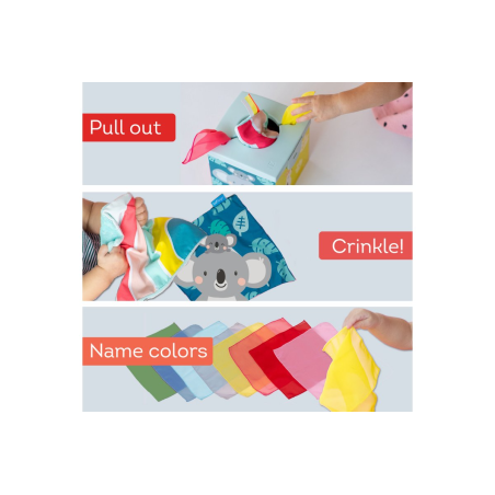 Παιχνίδι δραστηριοτήτων Taf Toys Kimmy Koala Wonder Tissue Box T-12745