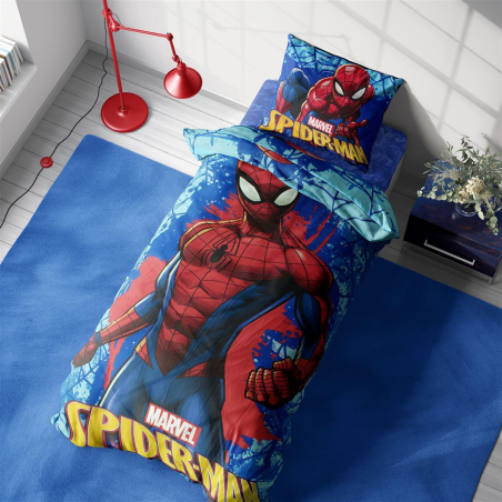 Σετ Παπλωματοθήκη 2 Τεμαχίων Dimcol Disney Spiderman 710 Digital Print 160x240