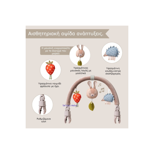 Μπάρα δραστηριοτήτων Taf Toys Musical Bunny...