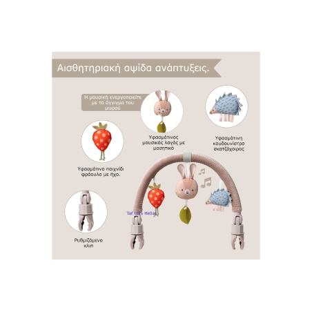 Μπάρα δραστηριοτήτων Taf Toys Musical Bunny Arch T-13415