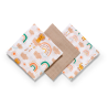 Σετ Πάνες Μουσελίνες 3 Τεμαχίων BabyOno Bamboo Τυρκουάζ BN348/08 70x70