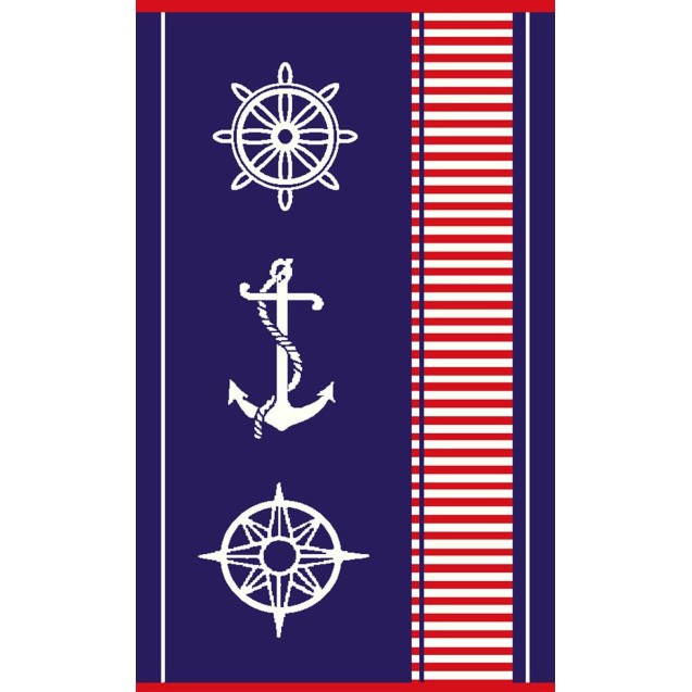 Πετσέτα Θαλάσσης Βελουτέ Dimcol Ζακάρ...