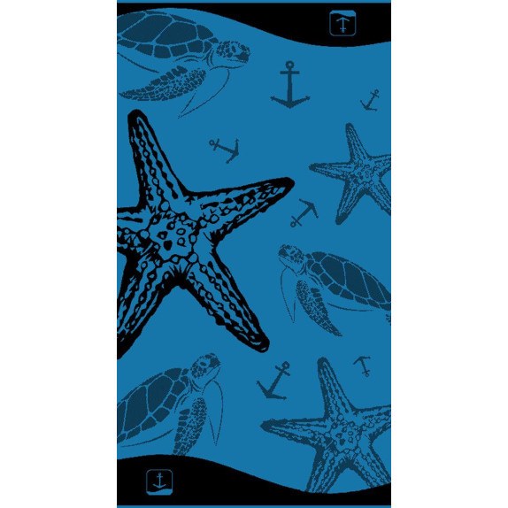 Πετσέτα Θαλάσσης Βελουτέ Dimcol Ζακάρ Αιγυπτιακή 420 gsm...