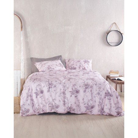 Σετ Κουβερλί Υπέρδιπλο 3 Τεμαχίων Rythmos Aurora Μοβ 220x240