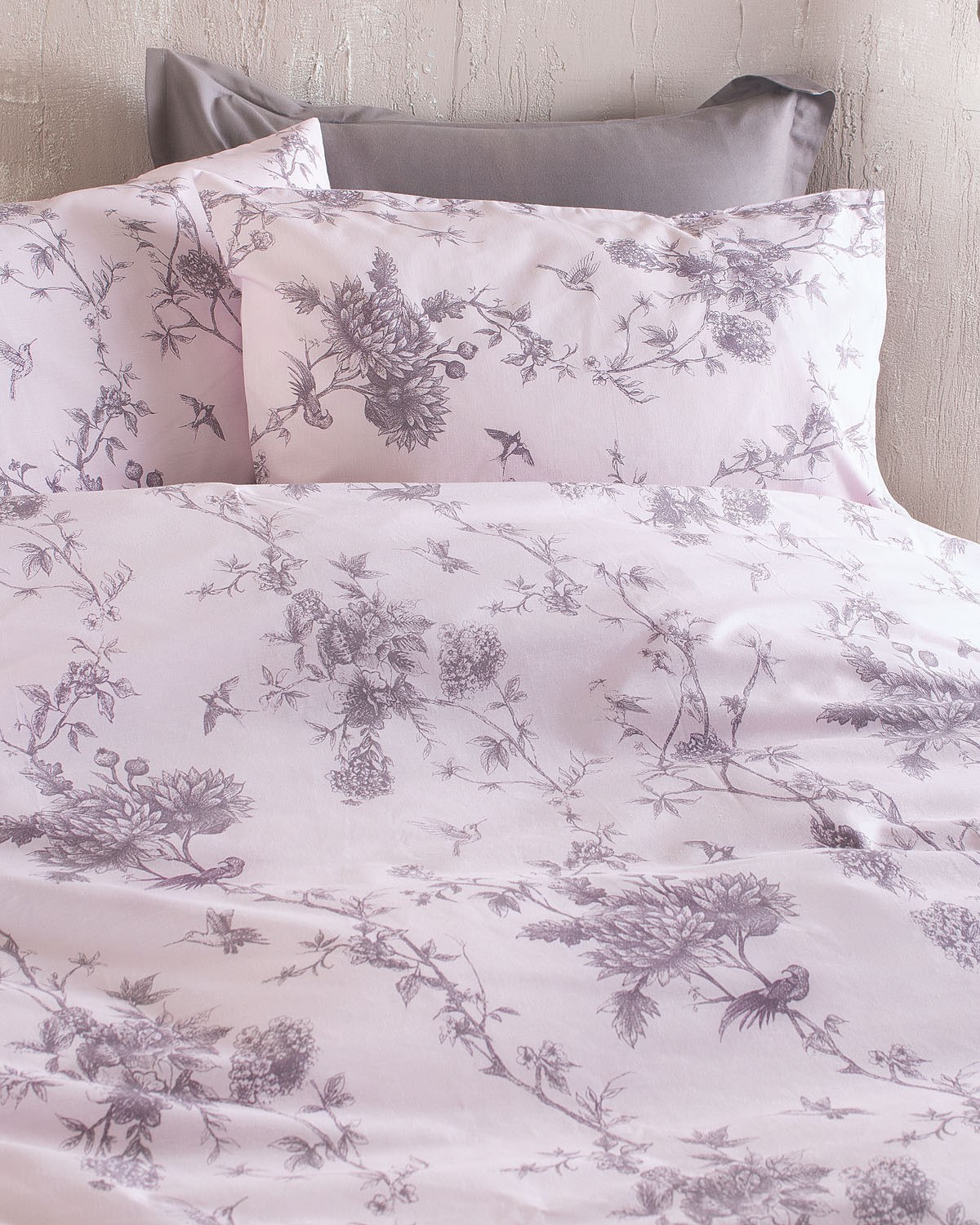 Σετ Μαξιλαροθήκες 2 Τεμαχίων Rythmos Aurora Μοβ 50x70