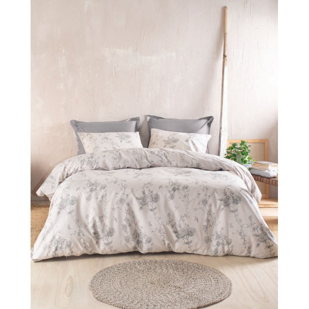 Σετ Πάπλωμα Μονό 2 Τεμαχίων Rythmos Aurora Μπεζ...