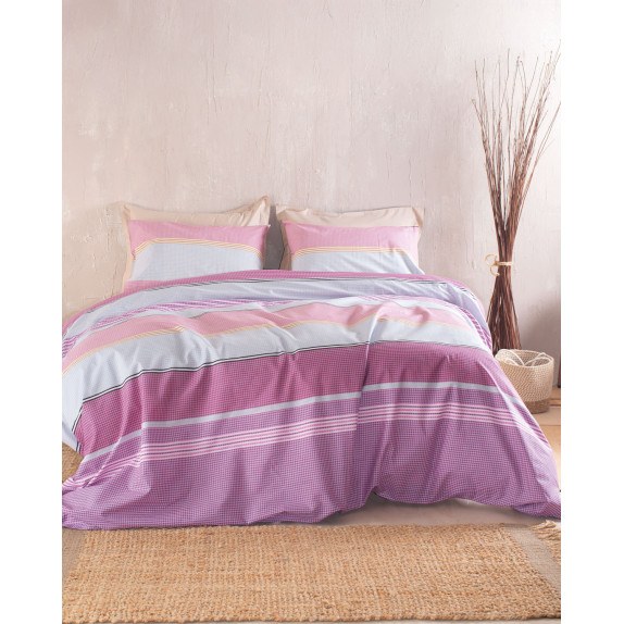 Σετ Σεντόνια Μονά 3 Τεμαχίων Rythmos Boost Ροζ 160x260