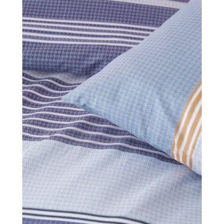 Σετ Σεντόνια Υπέρδιπλα 4 Τεμαχίων Rythmos Boost Μπλε 230x270