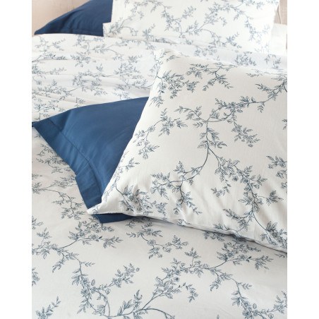 Σετ Σεντόνια Υπέρδιπλα 4 Τεμαχίων Rythmos Odet Μπλε 270x290