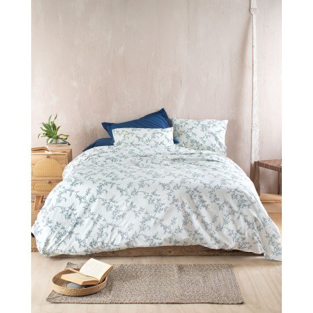 Σετ Πάπλωμα Μονό 2 Τεμαχίων Rythmos Odet Μπλε 160x240