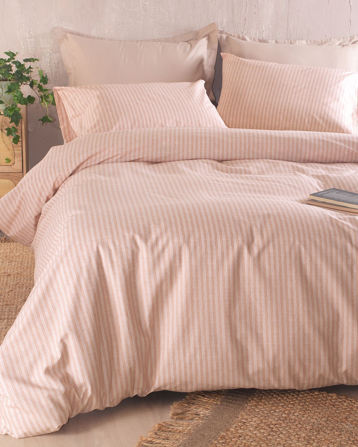 Σετ Μαξιλαροθήκες 2 Τεμαχίων Rythmos Masters Ροζ 50x70