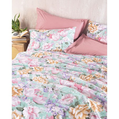 Σετ Σεντόνια King Size 4 Τεμαχίων Rythmos Margo 260x280