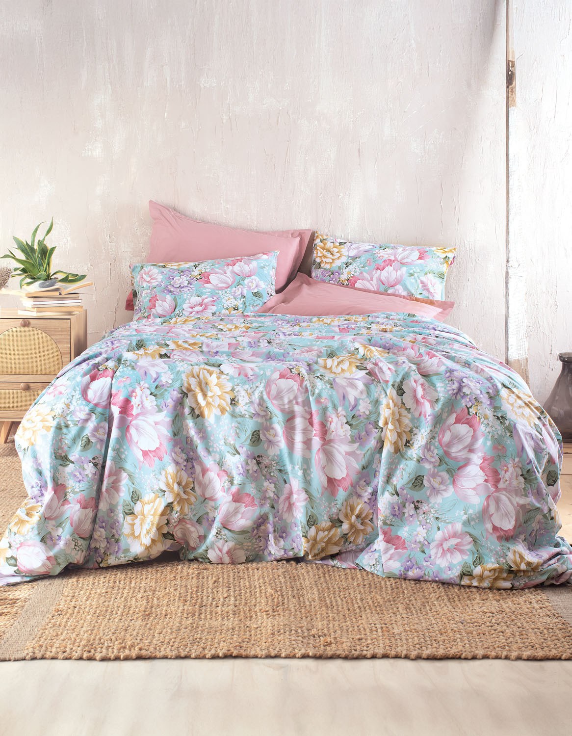 Σετ Σεντόνια Μονά 3 Τεμαχίων Rythmos Margo 160x260