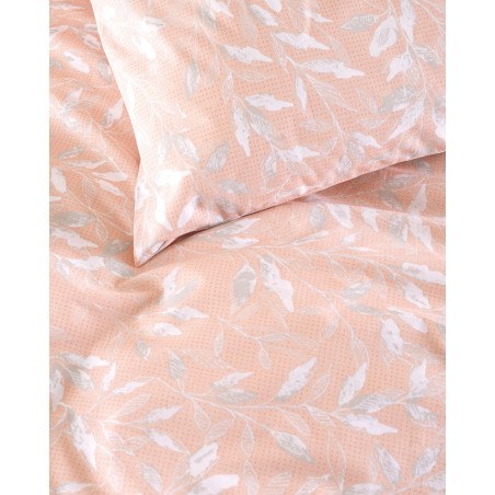 Σετ Σεντόνια King Size 4 Τεμαχίων Rythmos Loreta Ροζ 260x280