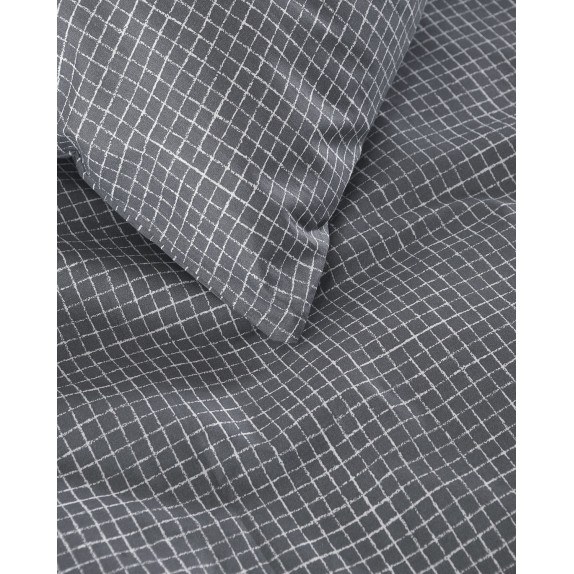 Σετ Σεντόνια King Size 4 Τεμαχίων Rythmos Pacify Γκρι...