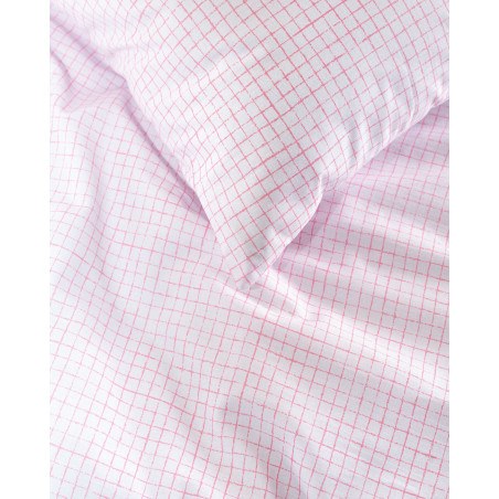 Σετ Σεντόνια King Size 4 Τεμαχίων Rythmos Pacify Ροζ 270x290