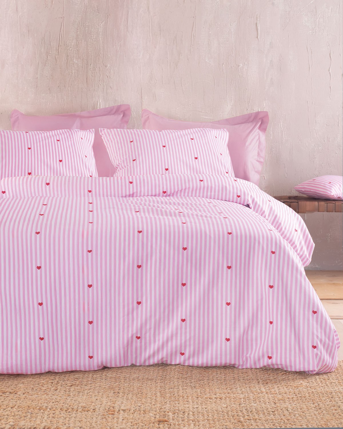 Σετ Παιδικές Μαξιλαροθήκες 2 Τεμαχίων Rythmos Young Heart 50x70