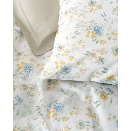 Σετ Κουβερλί Υπέρδιπλο 3 Τεμαχίων Rythmos Sorin Μπλε 220x240