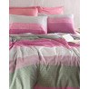 Σετ Σεντόνια King Size 4 Τεμαχίων Rythmos Robin Ροζ 260x280