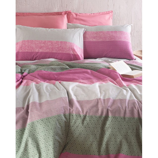 Σετ Σεντόνια Μονά 3 Τεμαχίων Rythmos Robin Ροζ...