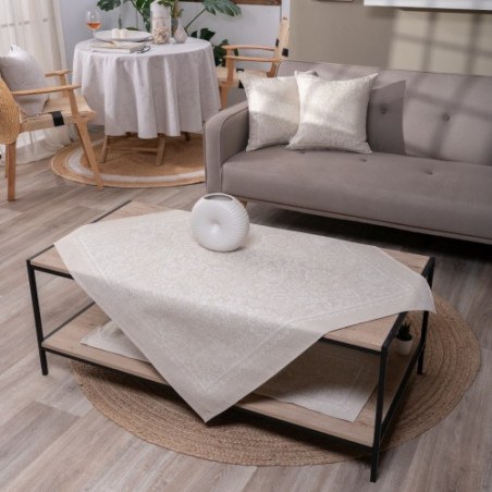 Καρέ & Τραβέρσα Teoran Peony 01 Σετ 2 τεμαχίων - 100x100cm & 40x100cm