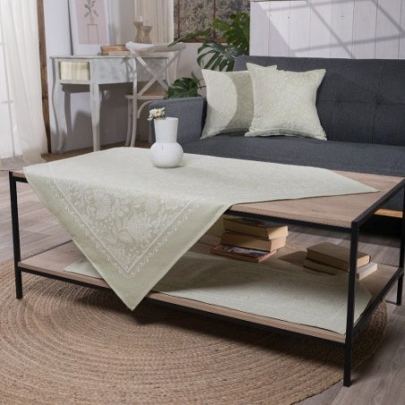 Καρέ &Τραβέρσα Teoran Peony 08 Σετ 2 τεμαχίων - 100x100cm &amp 40x100cm