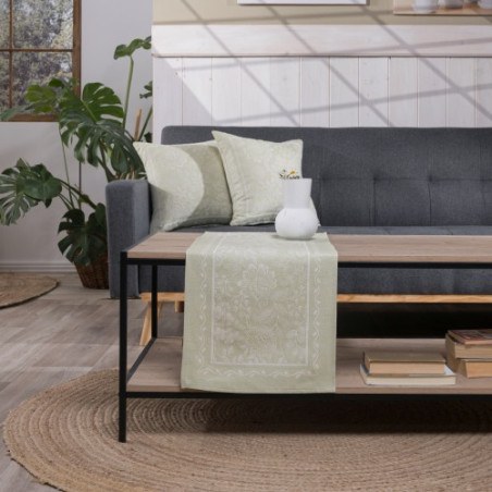 Καρέ &Τραβέρσα Teoran Peony 08 Σετ 2 τεμαχίων - 100x100cm &amp 40x100cm