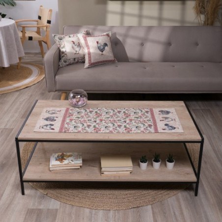 Καρέ & Τραβέρσα Teoran Rooster Σετ 2 τεμαχίων - 100x100cm & 40x100cm